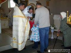 В храме святого Архистратига Михаила города Скидель состоялось соборное богослужение духовенства Скидельского благочиния