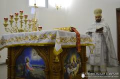 Архиепископ Артемий совершил чин освящения храма в честь великомученика Георгия Победоносца деревни Гущицы
