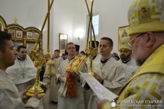 Архиепископ Артемий совершил чин освящения храма в честь великомученика Георгия Победоносца деревни Гущицы