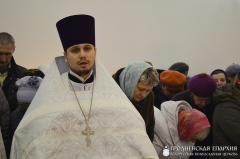 Архиепископ Артемий совершил чин освящения храма в честь великомученика Георгия Победоносца деревни Гущицы