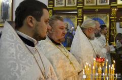 Архиепископ Артемий совершил чин освящения храма в честь великомученика Георгия Победоносца деревни Гущицы