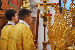 Соборное богослужение в день освящения храма в честь Собора Всех Белорусских Святых