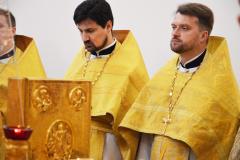 Соборное богослужение в день освящения храма в честь Собора Всех Белорусских Святых