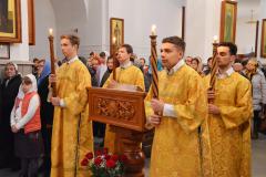 Соборное богослужение в день освящения храма в честь Собора Всех Белорусских Святых
