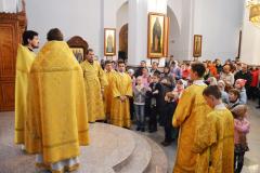 Соборное богослужение в день освящения храма в честь Собора Всех Белорусских Святых