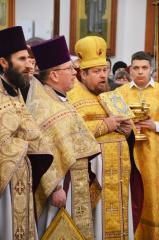 Соборное богослужение в день освящения храма в честь Собора Всех Белорусских Святых