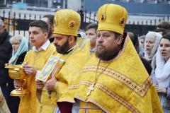 Соборное богослужение в день освящения храма в честь Собора Всех Белорусских Святых