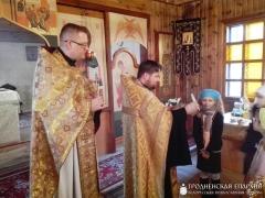 Первая исповедь детей прихода храма Рождества Христова г. Гродно