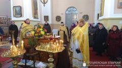 В храме агрогородка Деречин состоялось соборное богослужение Зельвенского благочиния