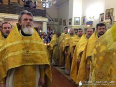 В церкви Введения во храм Пресвятой Богородицы состоялось соборное богослужение духовенства Волковысского благочиния