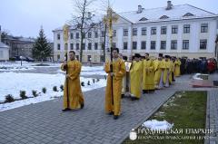 В день памяти святителя Николая архиепископ Артемий совершил литургию и хиротонию в домовой церкви Архиерейского Подворья