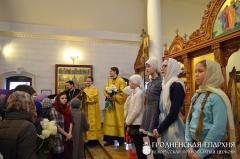 В день памяти святителя Николая архиепископ Артемий совершил литургию и хиротонию в домовой церкви Архиерейского Подворья