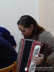 В поселке Красносельский состоялась встреча молодежных братств Волковысского благочиния