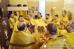 Архиепископ Артемий совершил литургию в малом храме прихода святителя Спиридона города Гродно