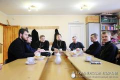 В Волковыске прошла рабочая встреча священнослужителей, ответственных за работу с молодежью в благочиниях Гродненской епархии
