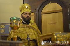 Архиепископ Артемий совершил литургию в храме блаженной Ксении Петербургской города Гродно