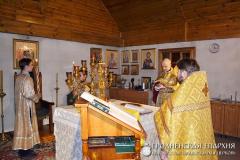 Новогодняя ночная литургия в часовне святителя Тихона