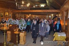 Новогодняя ночная литургия в часовне святителя Тихона