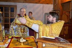 Новогодняя ночная литургия в часовне святителя Тихона