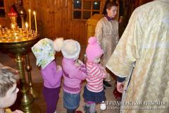 Новогодняя ночная литургия в часовне святителя Тихона