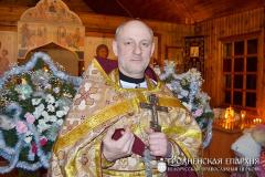 Новогодняя ночная литургия в часовне святителя Тихона