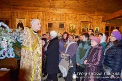 Новогодняя ночная литургия в часовне святителя Тихона