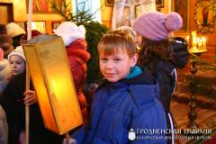 Рождество в храме святого пророка Ильи города Мосты