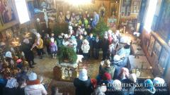Рождество в храме святого пророка Ильи города Мосты