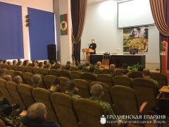 Руководитель военного отдела поздравил пограничников с Рождеством Христовым