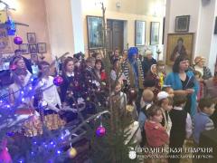 Рождественские мероприятия прихода храма иконы Божией Матери «Всех скорбящих Радость» города Мосты