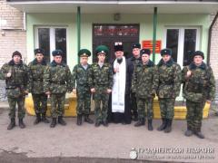 Благочинный Берестовицкого округа поздравил воинов заставы №10 с Рождеством Христовым