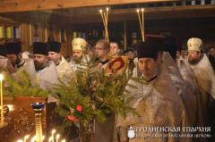 Архиепископ Артемий совершил литургию в часовне прихода Рождества Христова города Гродно