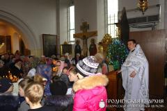 Шэраг мерапрыемстваў, прысвечаных Нараджэнню Хрыстову, праводзіцца ў Шчучыне і храмах благачыння