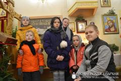 В Введенском храме Волковыска совершили литургию для особых детей