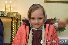 В Введенском храме Волковыска совершили литургию для особых детей