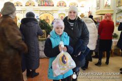 В Введенском храме Волковыска совершили литургию для особых детей