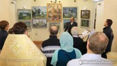 В храме святителя Луки открылась выставка работ художника Александра Бабенкова