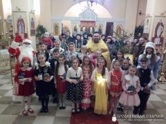 Рождественский утренник в агрогородке Обухово