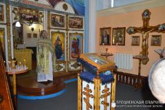 В храме преподобного Серафима Саровского при исправительной колонии Волковыска была совершена Божественная литургия