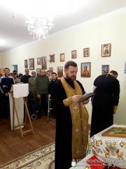 В дни святок священники посетили дом-интернат в Вертелишках