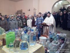 Ансамбль храма агрогородка Обухово поздравил прихожан с Крещением Господним