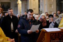 В первый день нового года в Покровском соборе пять человек дали обет трезвости