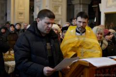 В первый день нового года в Покровском соборе пять человек дали обет трезвости