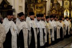 Архиепископ Артемий совершил великую вечерню в кафедральном соборе города Гродно