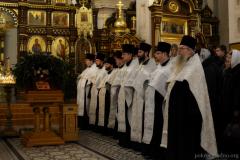 Архиепископ Артемий совершил великую вечерню в кафедральном соборе города Гродно