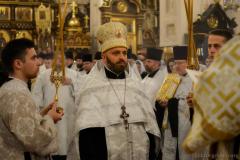 Архиепископ Артемий совершил великую вечерню в кафедральном соборе города Гродно