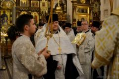 Архиепископ Артемий совершил великую вечерню в кафедральном соборе города Гродно