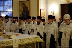 Архиепископ Артемий совершил великую вечерню в кафедральном соборе города Гродно