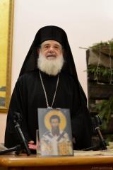 Архимандрит Мефодий из Греции представил в Покровском соборе книгу об учении Святителя Григория Паламы