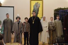 Святочнай праграмай "Падарунак Хрысту" адзначылі Божае Нараджэнне ў нядзельнай школе Пакроўскага сабора